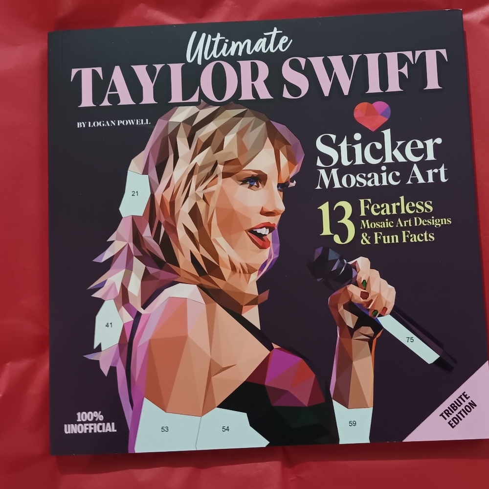 Taylor Swift Sticker Mosaic Art Book (NEW)